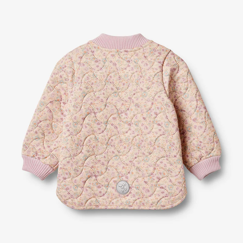 Thermo jacket Loui, Pansies - Wheat