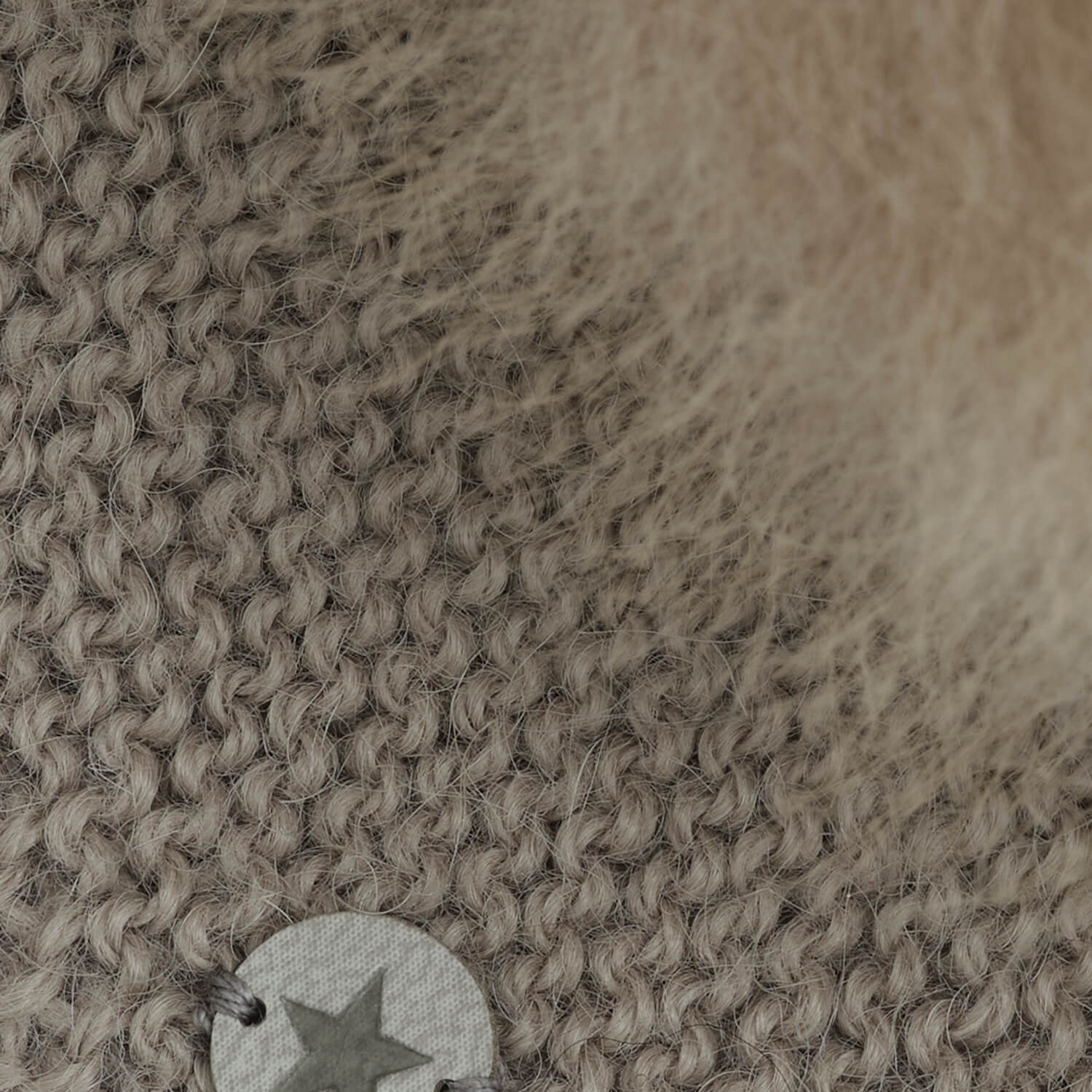 Bonnet Wool Knit Alpaca Pompom - Huttelihut