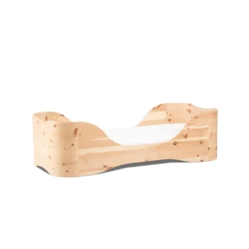 Cot incl. mattress - nature