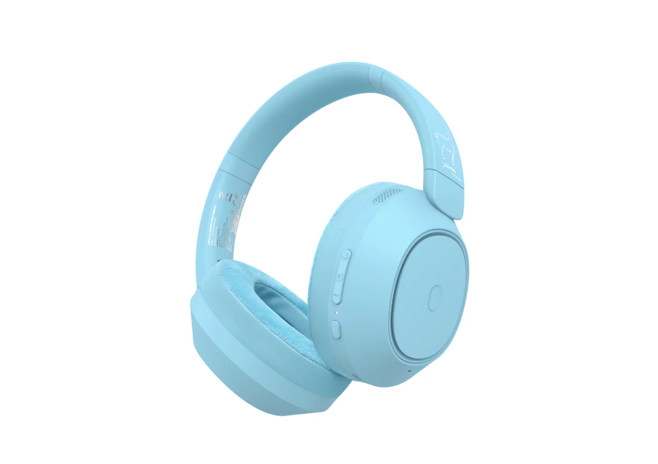 Lalarma Hybrid Noise-Cancelling Bluetooth Kopfhörer für Kinder – Blue