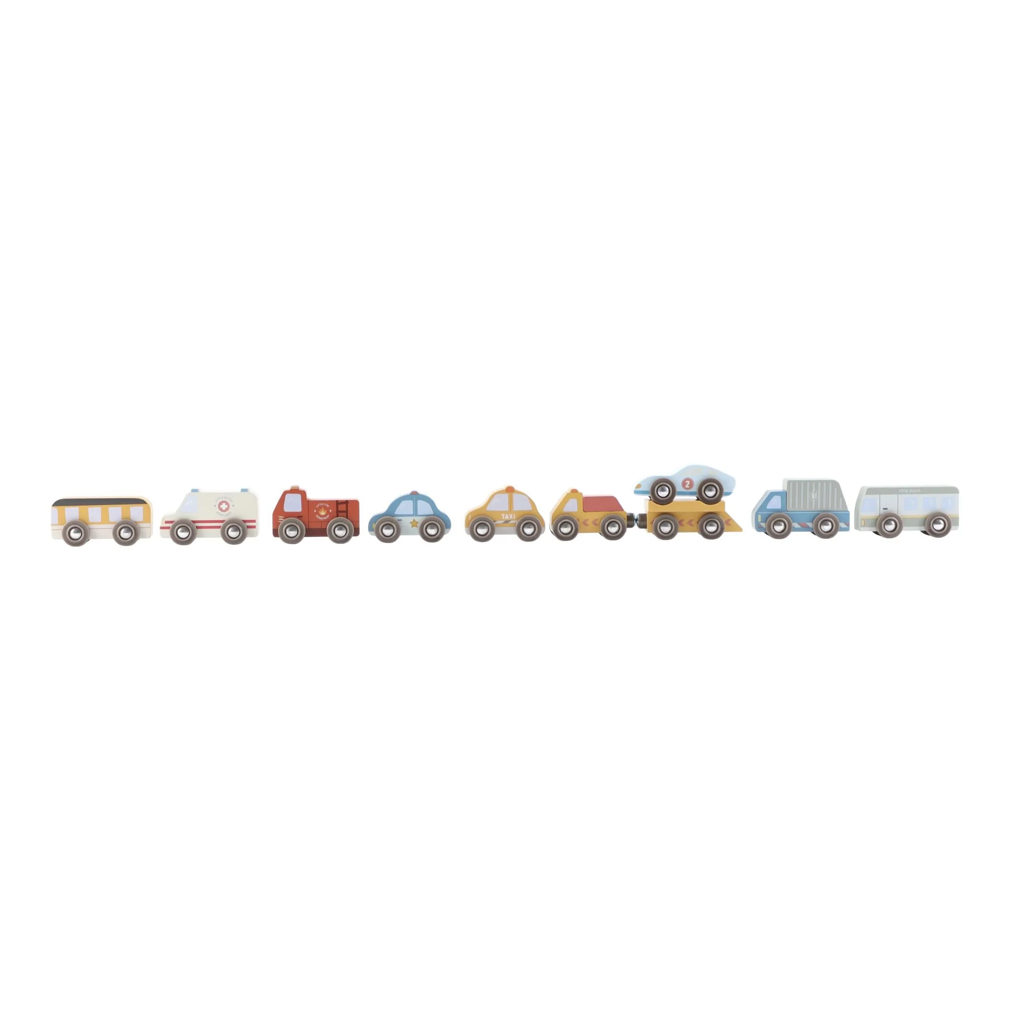 Wooden vehicle set - Little Dutch