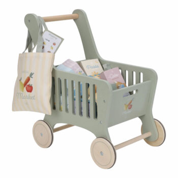 Wooden shopping cart - Little Dutch