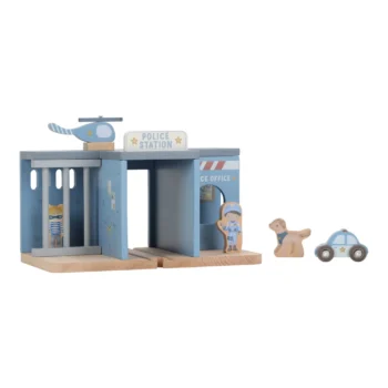 Wooden police station – Blue – Essentials