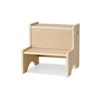 Nofred step up stool, oak step stool, wooden kids stool, Scandinavian design stool, children’s step stool, Nofred furniture, toddler step stool, kids oak stool
