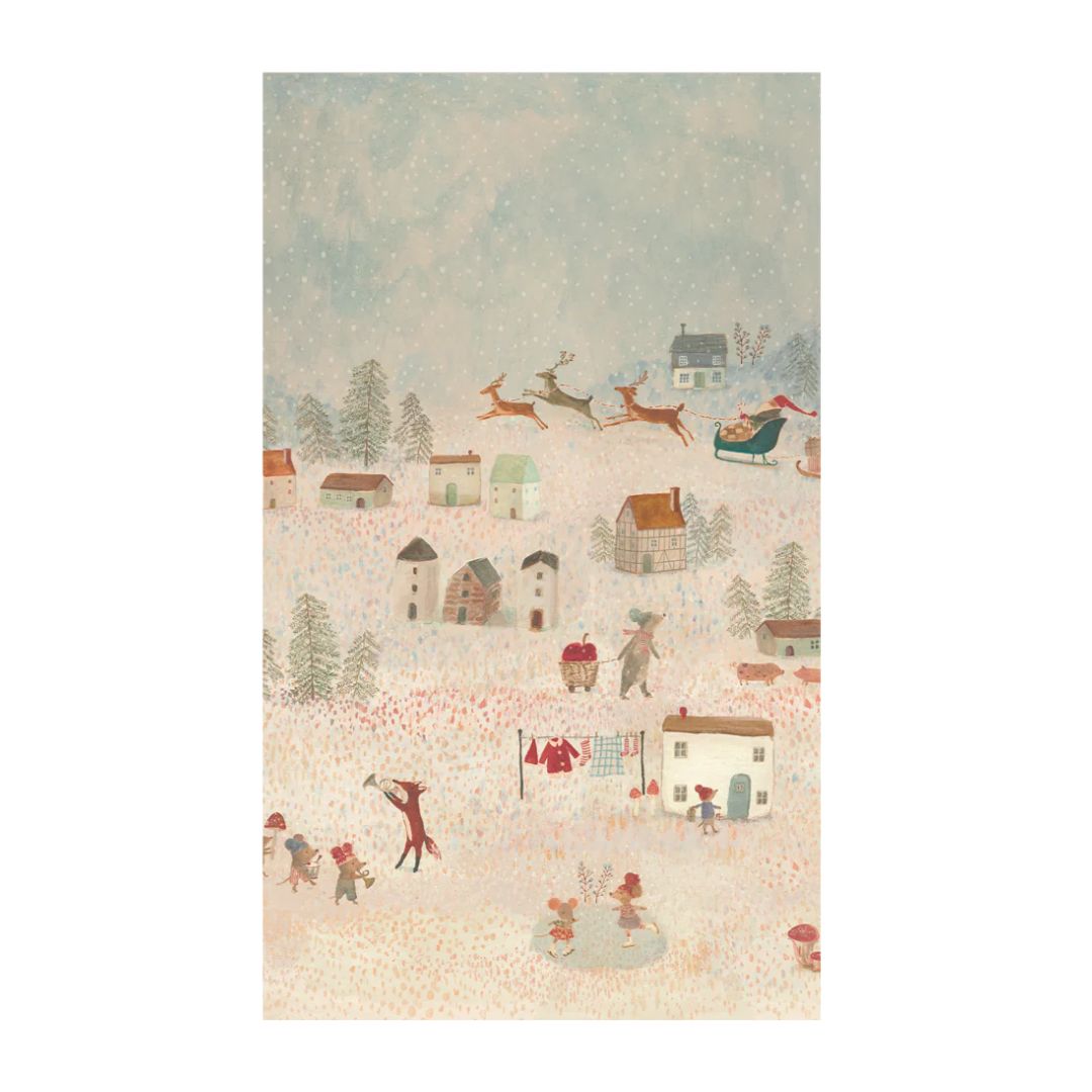 Gift wrap, 10 m - Santa is coming