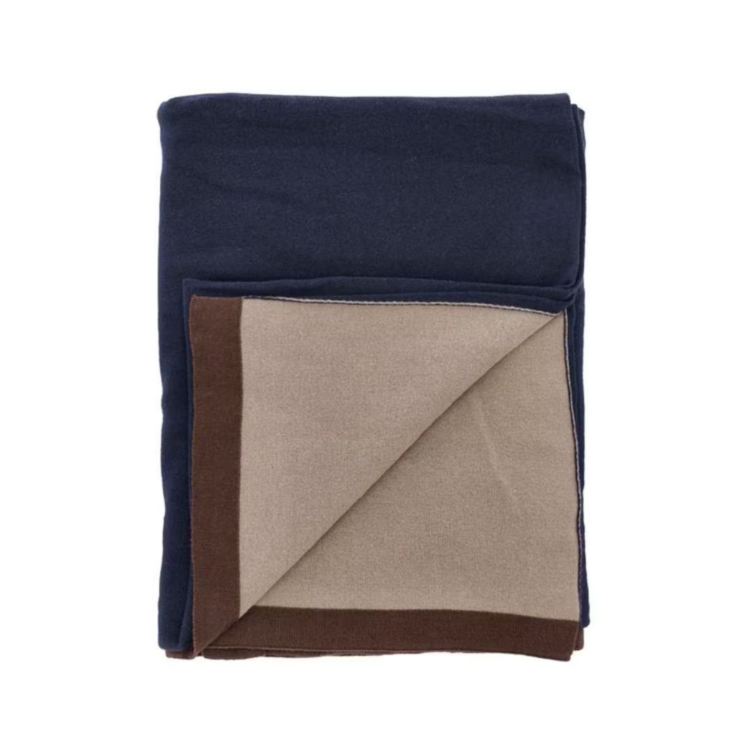 Södahl Tagesdecke Impression, 130 x 170 cm, Navy blue