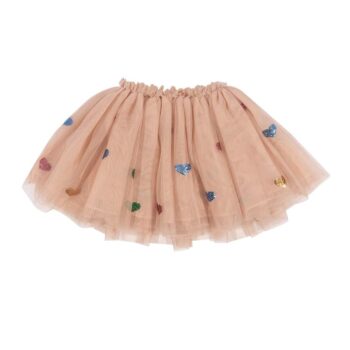 Tulle Glitter Skirt Hearts – Konges Sløjd:
