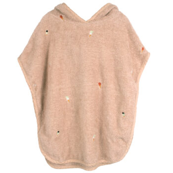 Bath Poncho Ice cream Rose - Filibabba