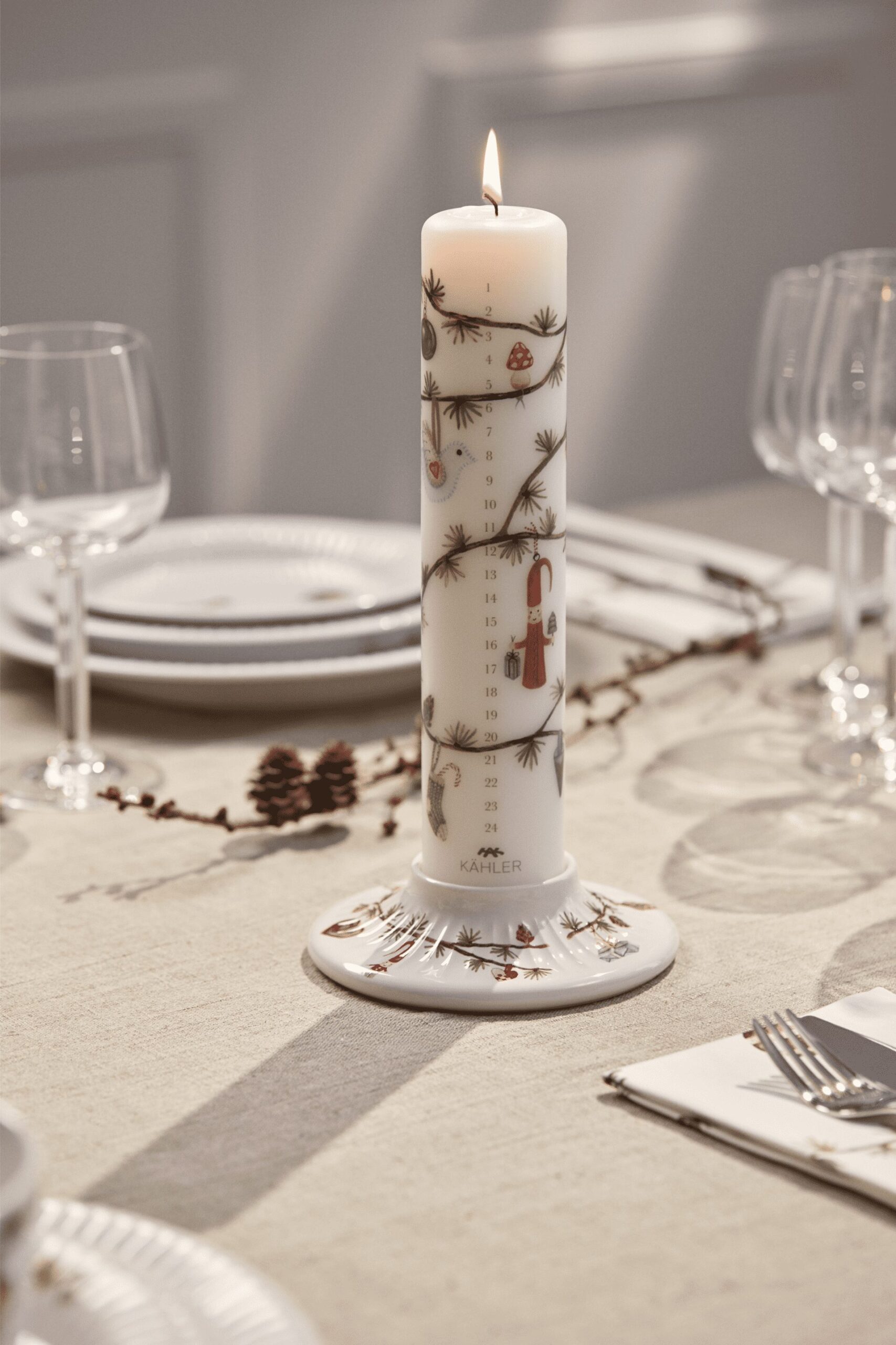 Block Candle Holder H4 - Kähler