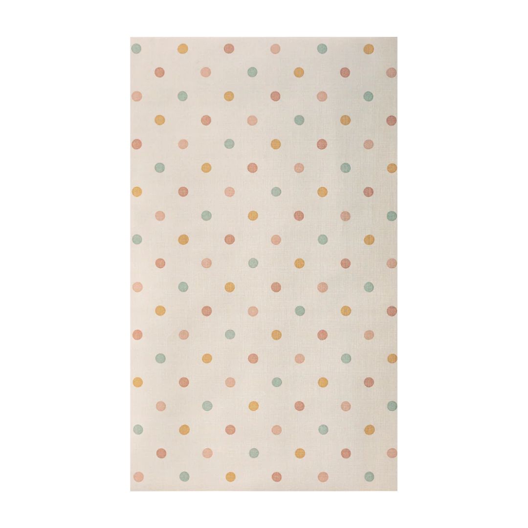 Gift wrap, 10 m - Multi dots