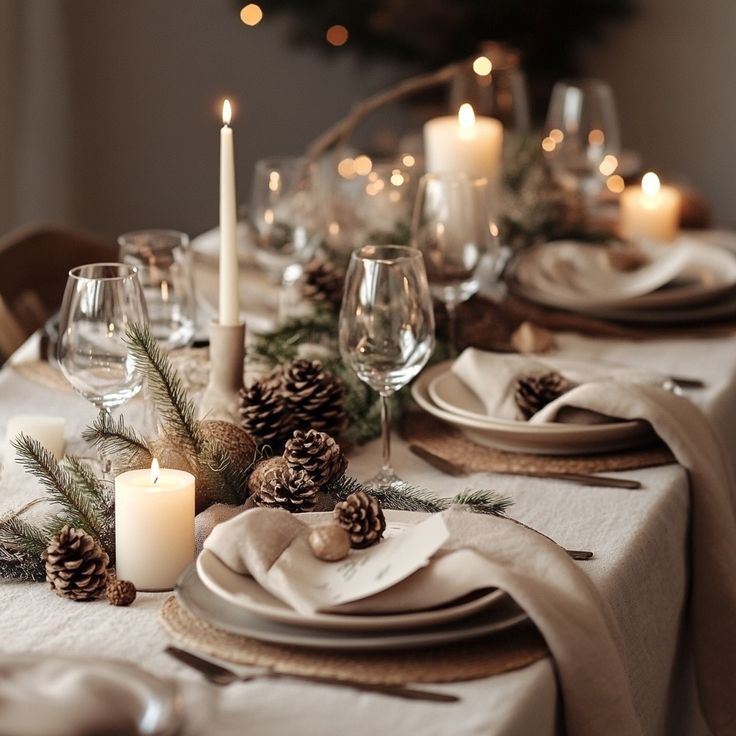 CHristmas table