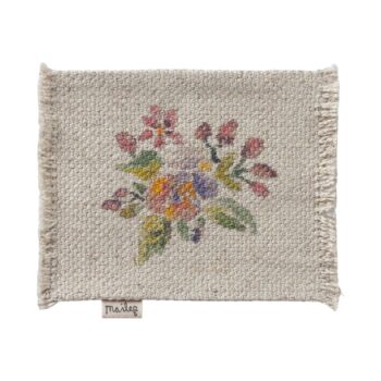 Rug, Mouse, Small - Flowers