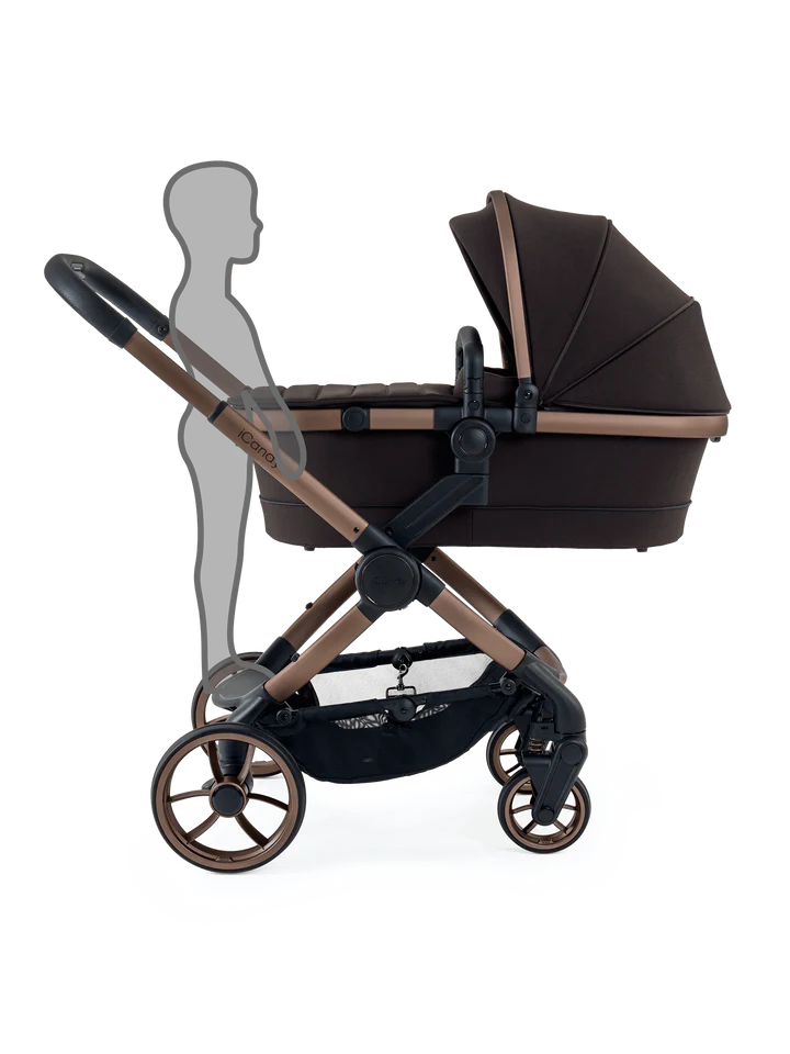 Peach 7 Pecan Kinderwagen, Komplettpaket – iCandy