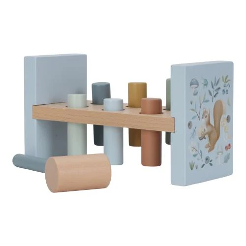 Wooden Hammer Bench - Blue - Forest Friends