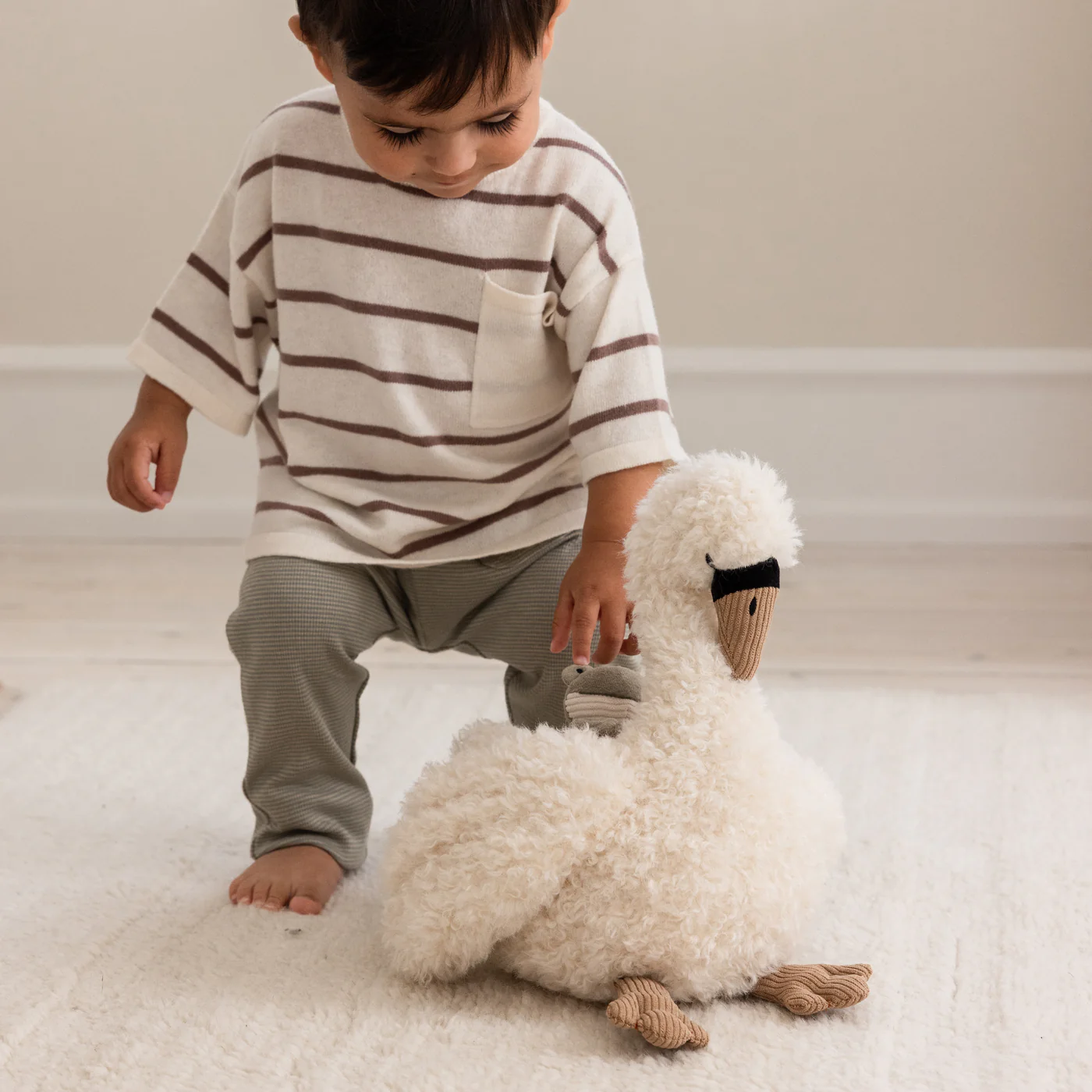 Activity soft toy, Swan - Sebra
