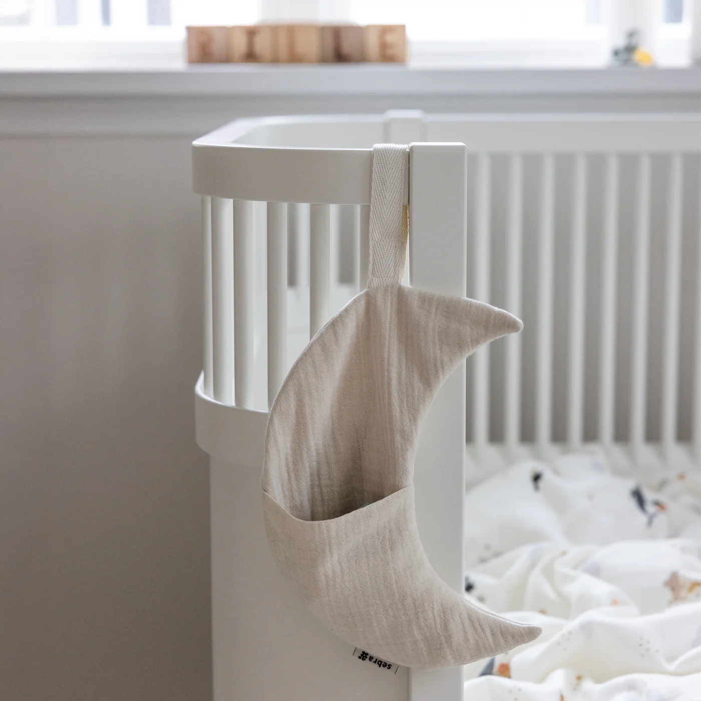 Betttasche, Mond - Sebra