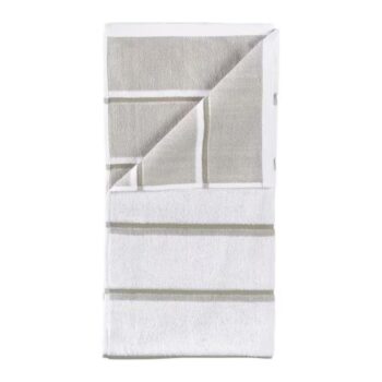 Zone Denmark Duschtuch 70 x 140 cm Weiss/Weich Grau/Eukalyptus