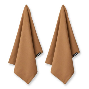 Organic Tea Towel, 2 pack Tabacco - Humdakin