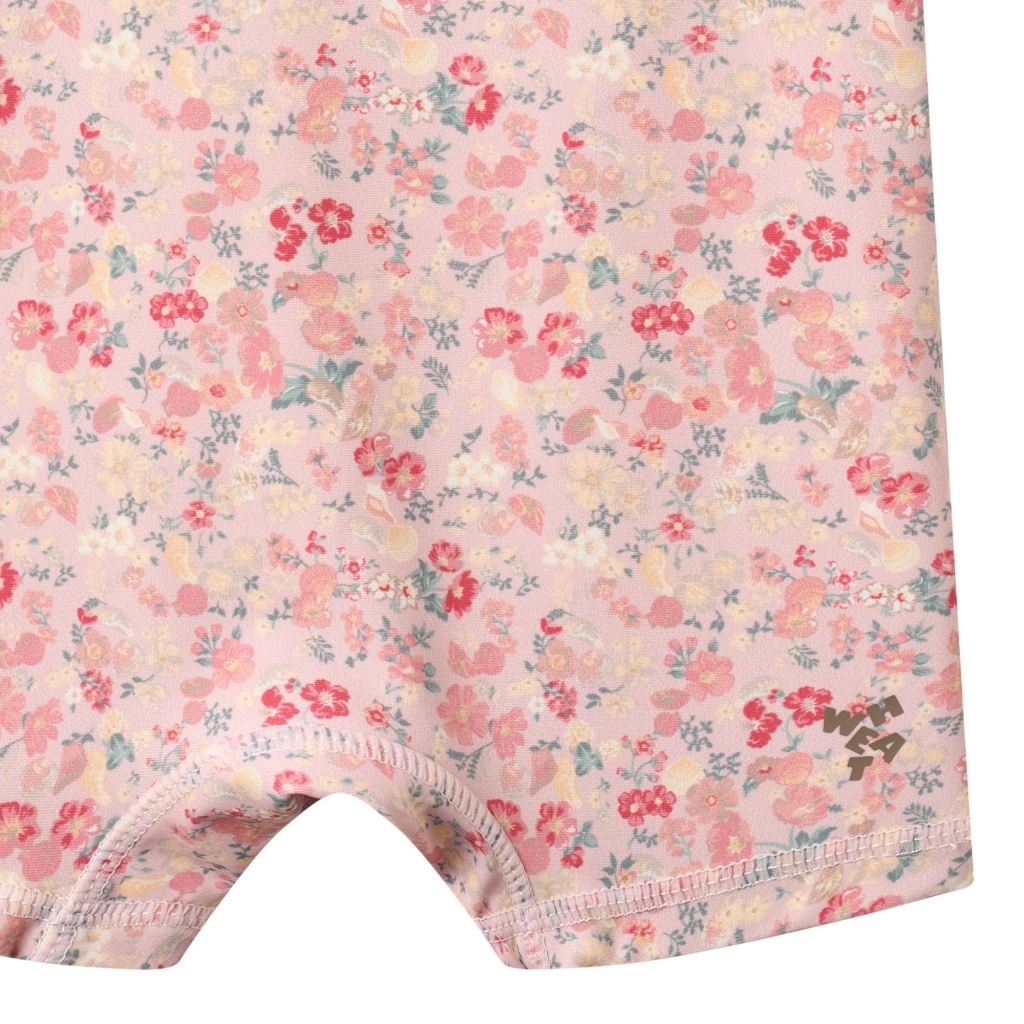 Swimsuit Powder flowers and seashells - Wheat