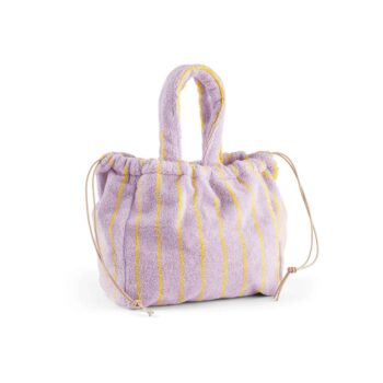 Naram Handbag Small, Lilac & neon yellow - Bongusta