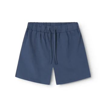 Paulo Shorts, Cotton Jersey Vintage Blue - Marmar