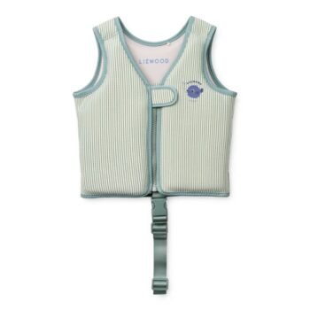 Dove Swim Vest, Stripe Peppermint - Liewood