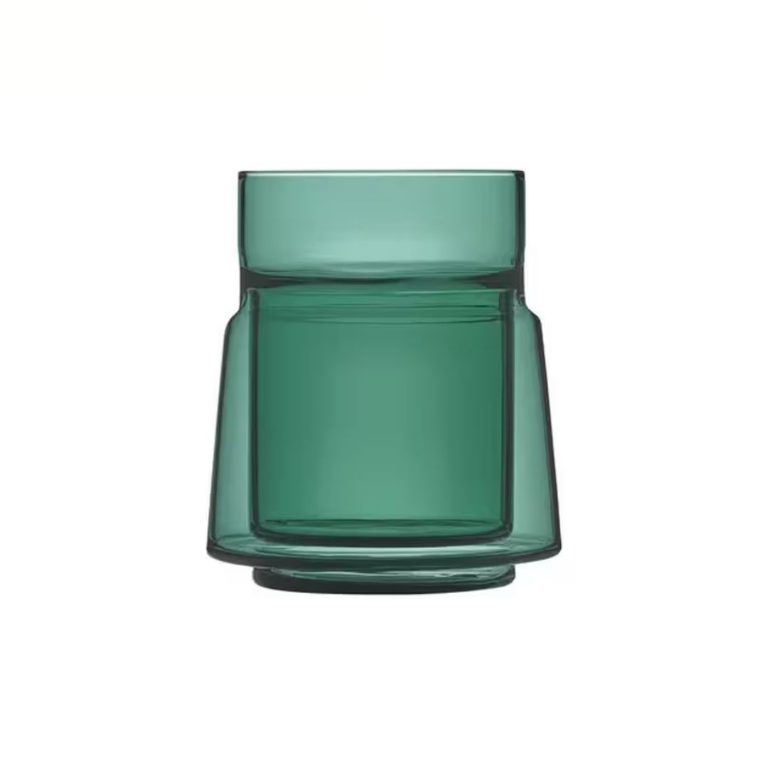 Jacob Jensen Trinkglas Doppelwandgläser Medium 210 ml, 1 Stück, Grün
