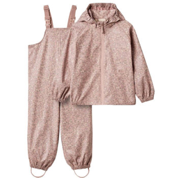 Rainwear Set, Powder flower meadow - Wheat