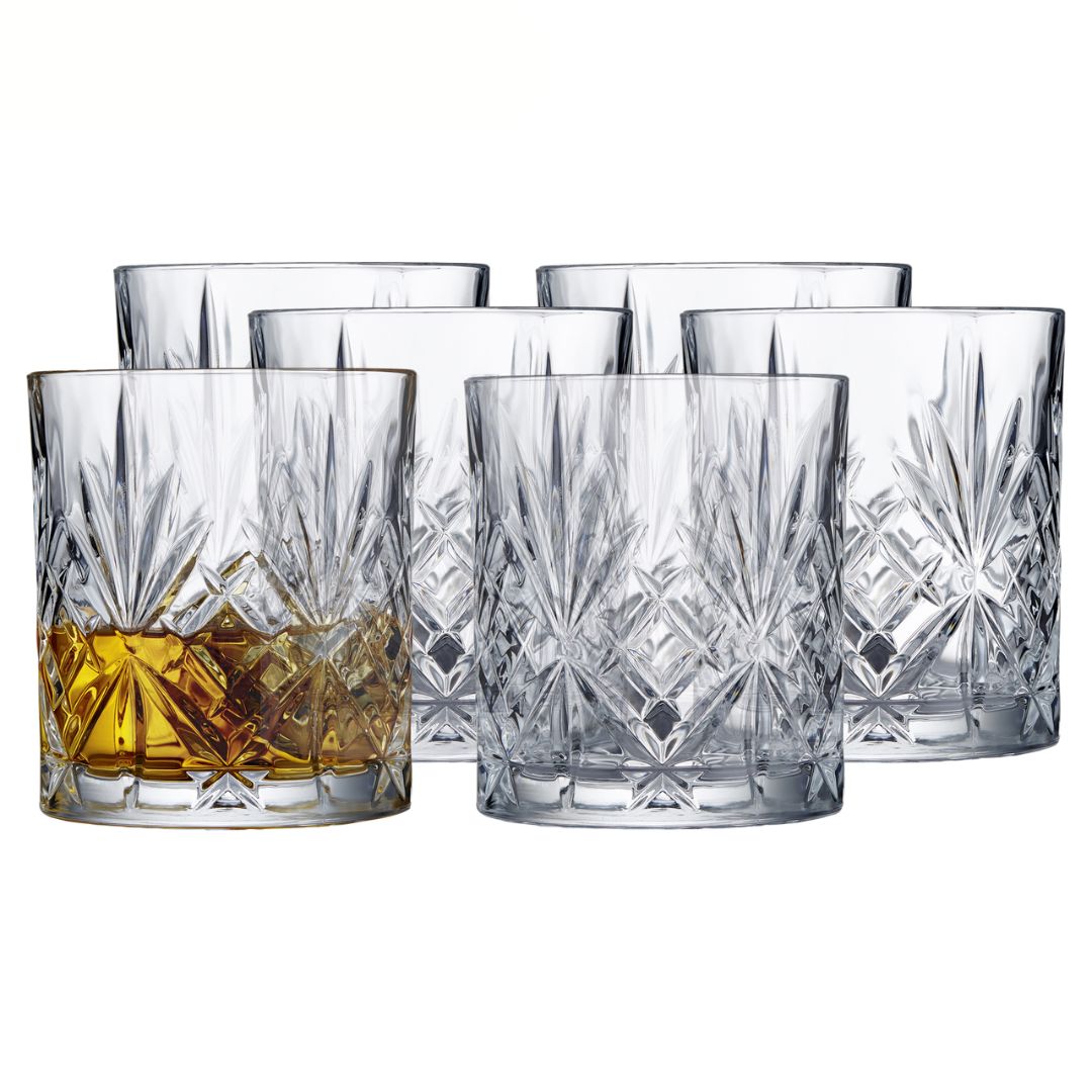 Lyngby Whiskyglas Melodia 310 ml, 6 Stück, Transparent