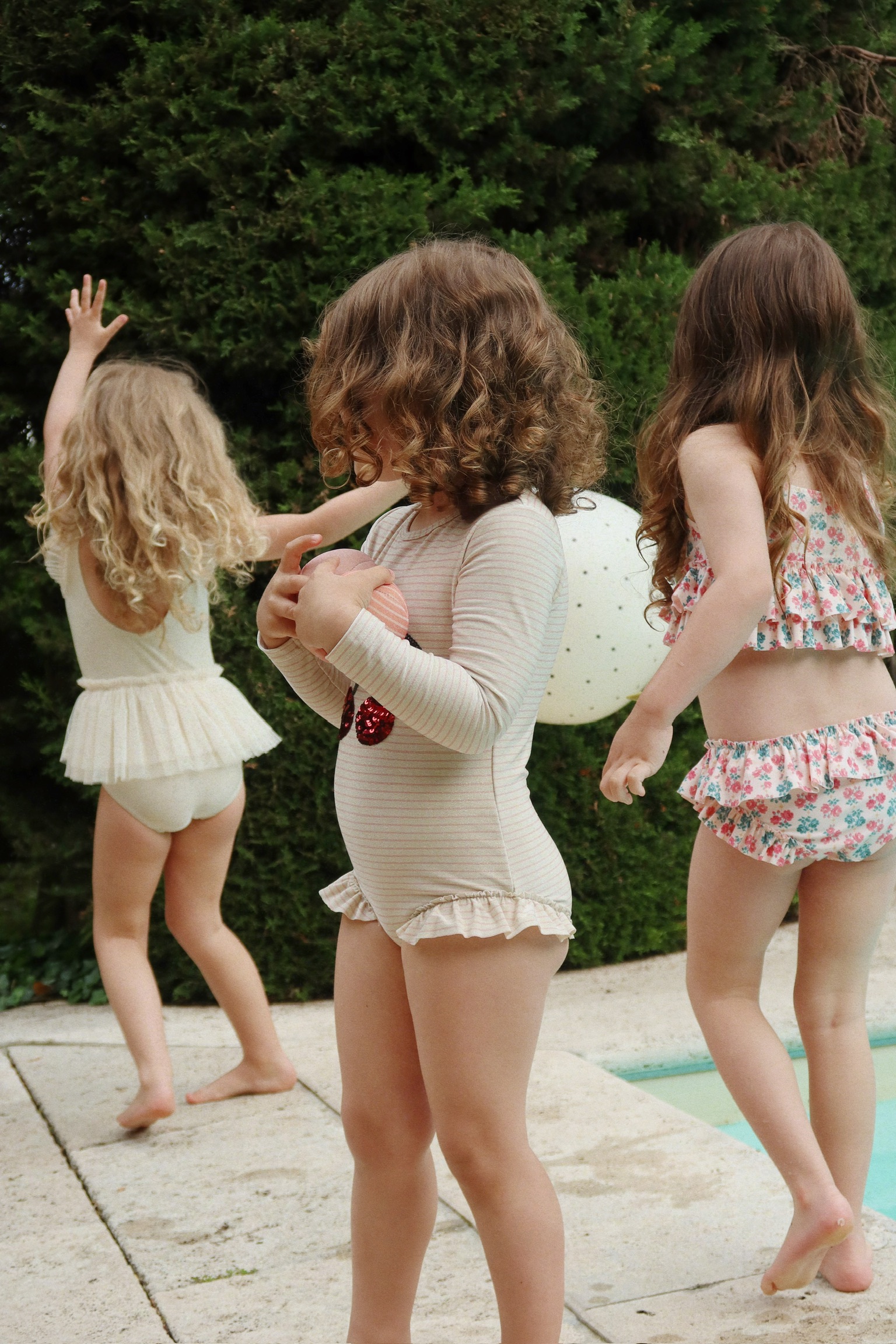 Swimsuit Cherry w. long sleeves - Konges Sløjd