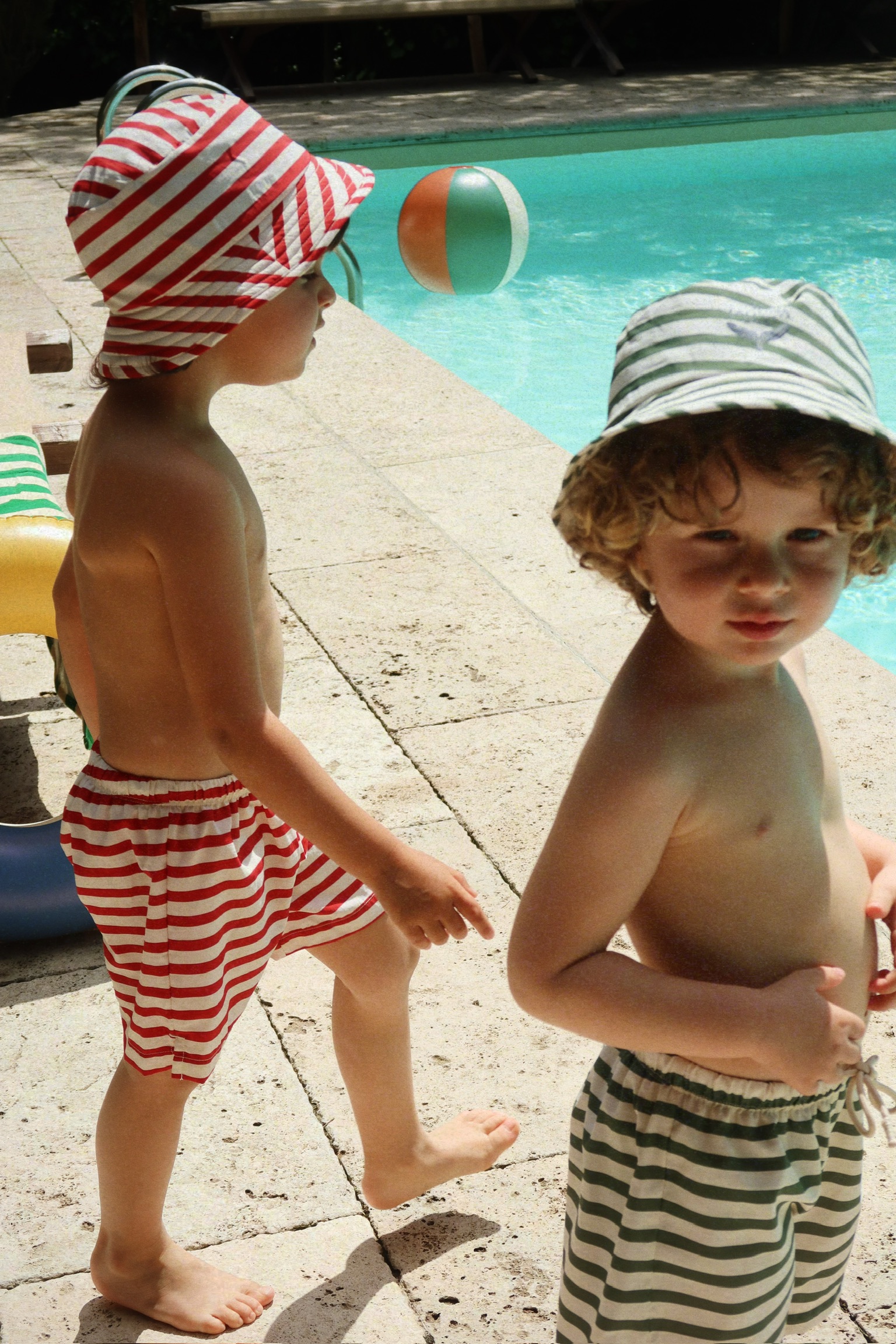 Asnou Swim Shorts Stripes - Konges Sløjd