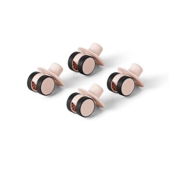 MODU 4x Swirly Wheels Rose