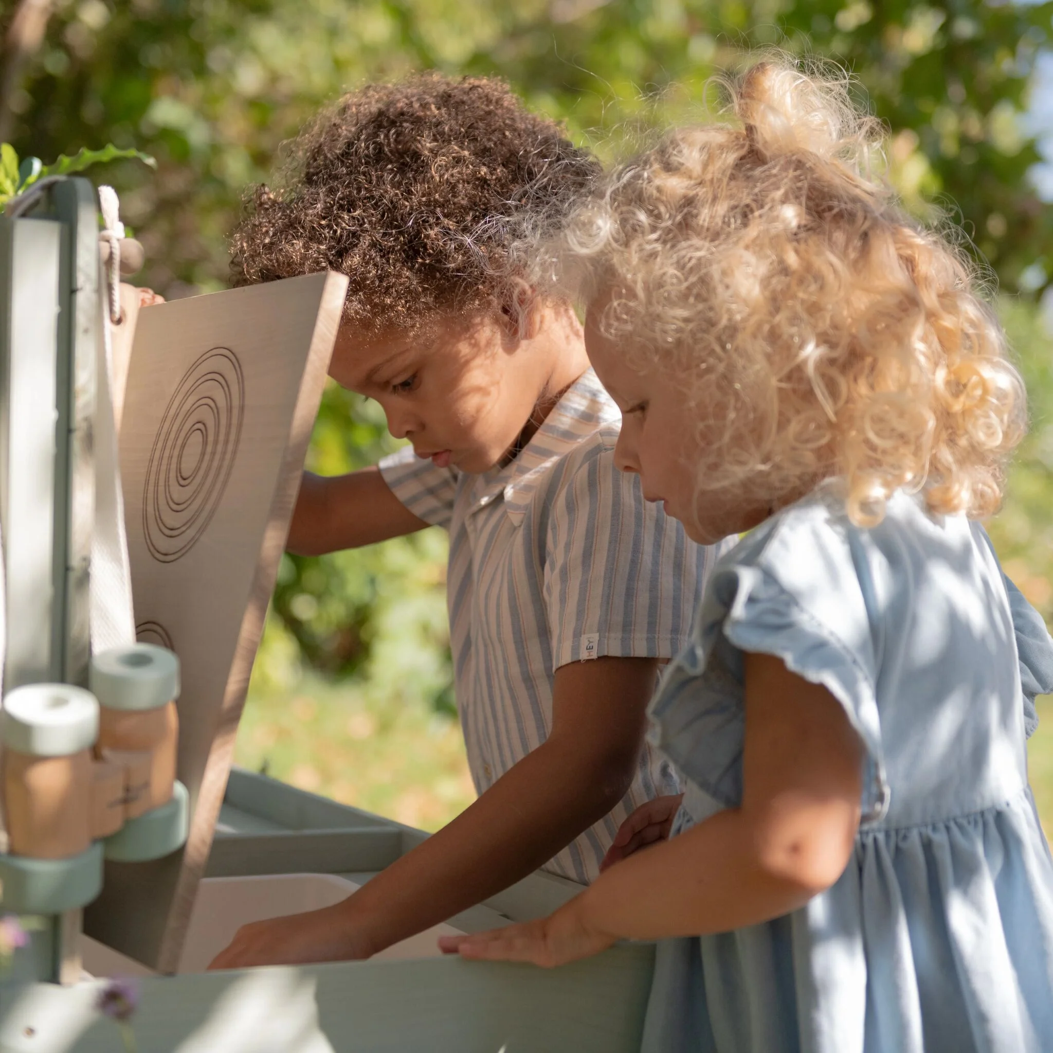 Spielküche aus Holz für draussen, Grün - Little Dutch