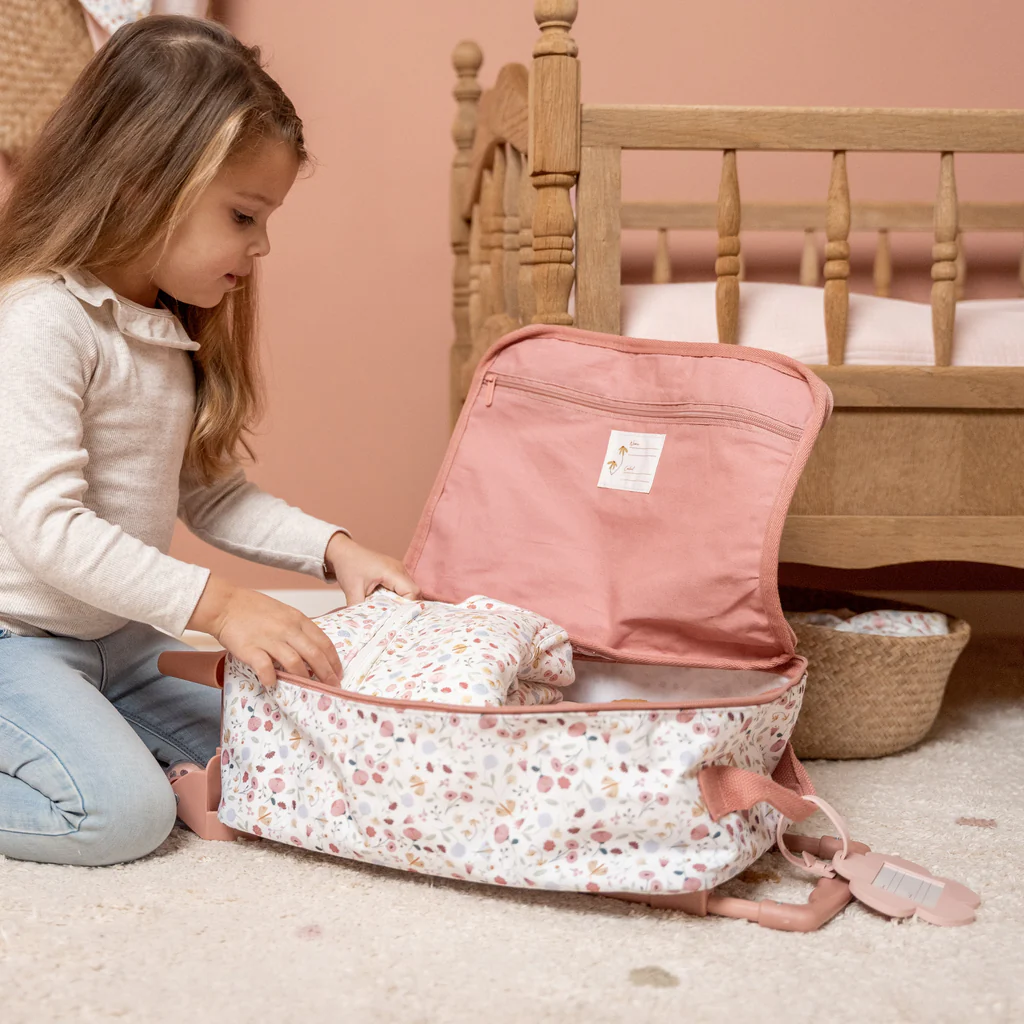 Children's suitcase Trolley, Flowers - Little Dutch
