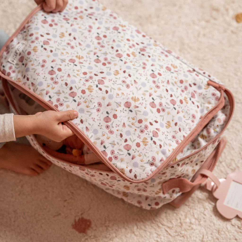 Children's suitcase Trolley, Flowers - Little Dutch