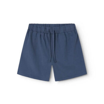 Paulo Shorts, Cotton Jersey Vintage Blue - Marmar