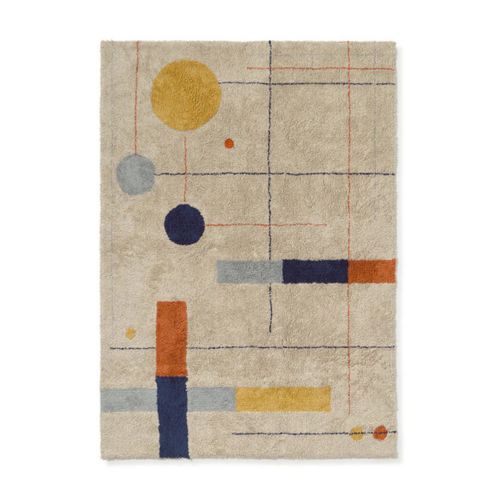 Teppich RugCycled Geometric Shapes