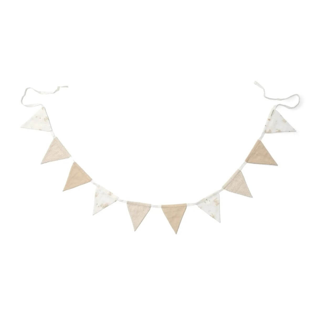 Garland with flags, Naturals - Baby Bunny