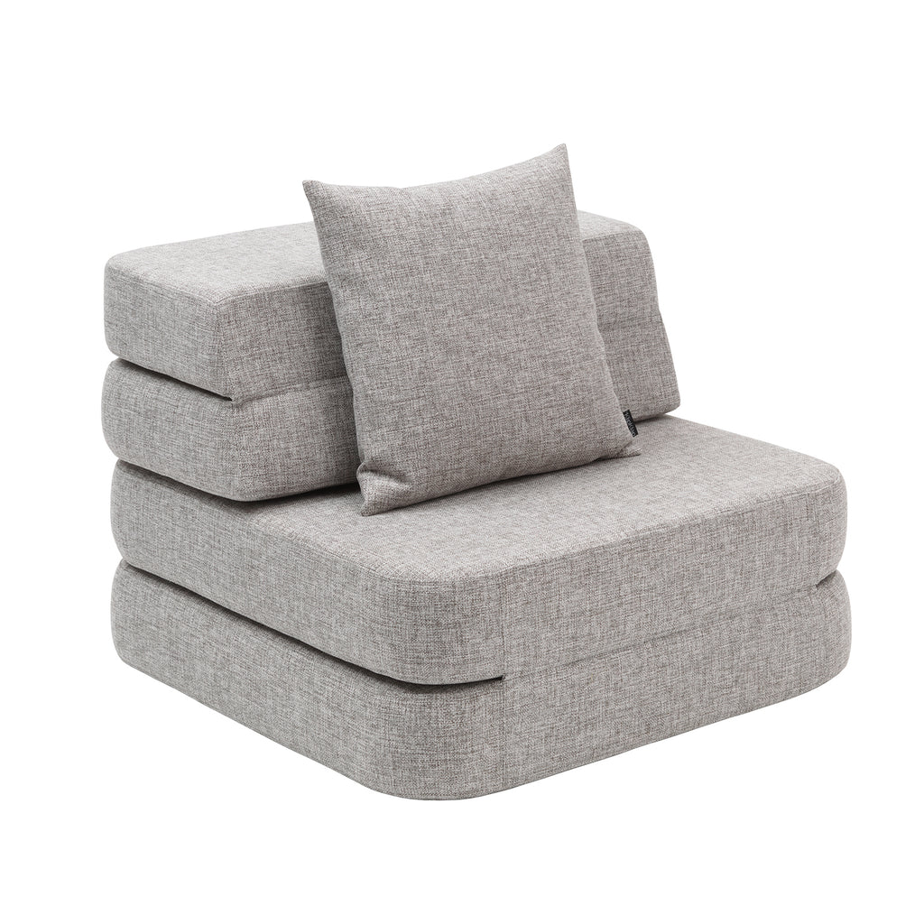 Single Sofa 3 Fold, Grey