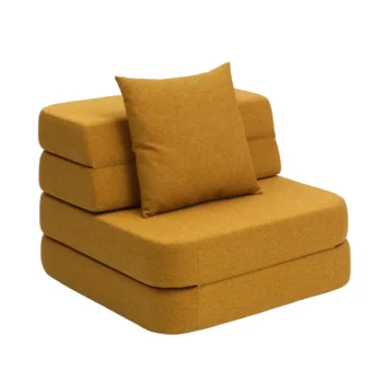 Single Sofa 3 Fold, Mustard