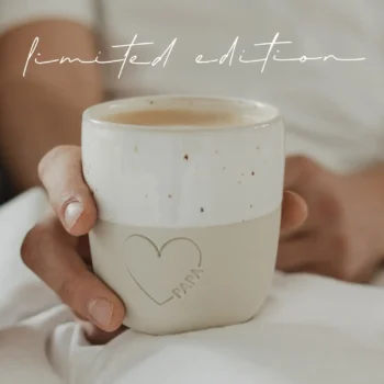 Limitierter Becher großes Herz Papa