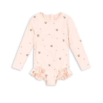 Swimsuit with long sleeves - Cherry