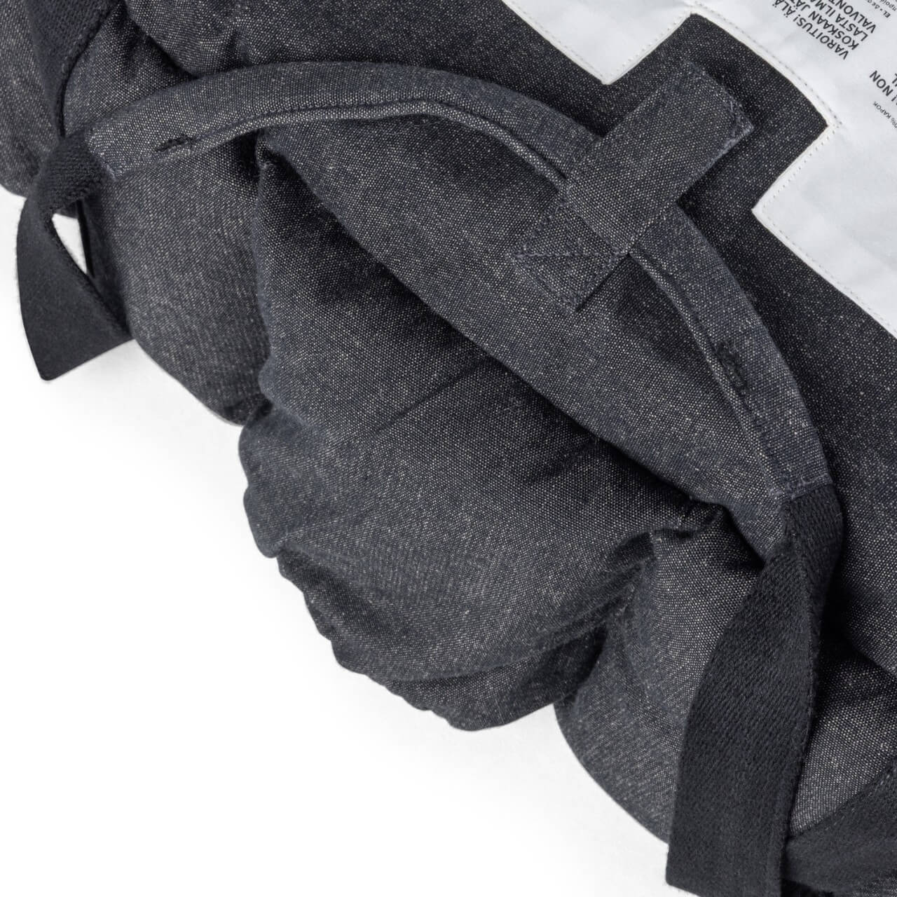 3-in-1 Baby Nest with Canopy – Dark Grey Melange