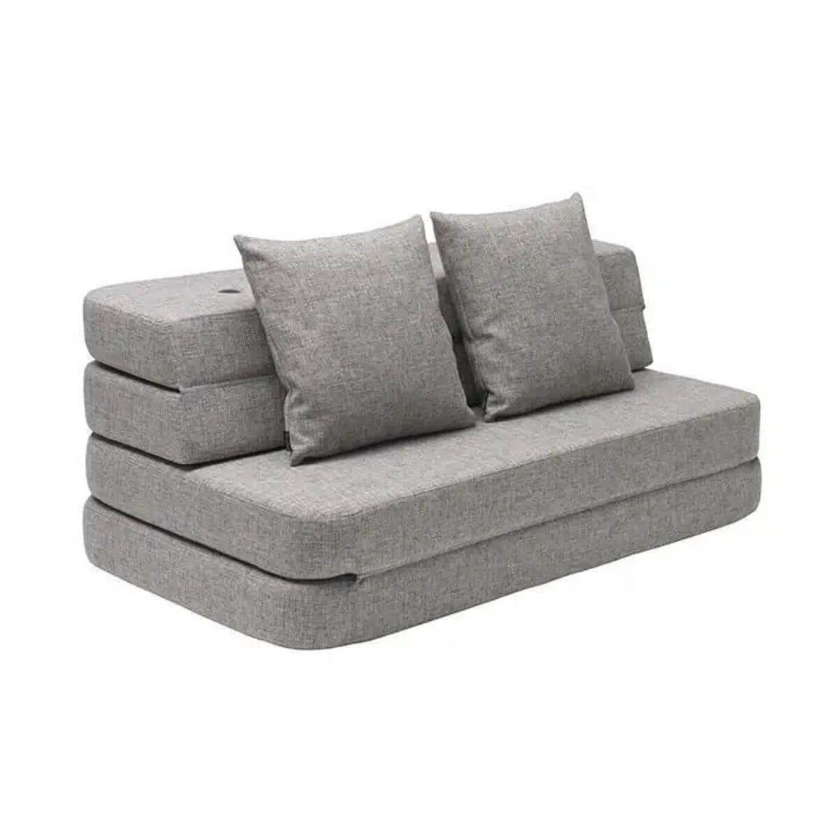 3 Fold Sofa XL Soft - Grey