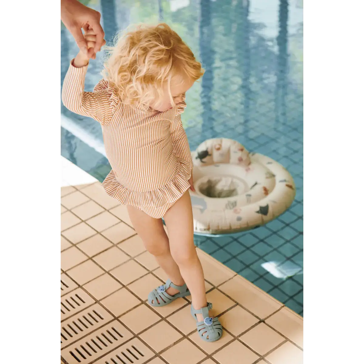 Sille Baby UV Swimsuit - Seersucker Tuscany
