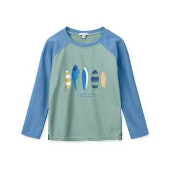UV40+ Bath Shirt - Boards / Light peppermint