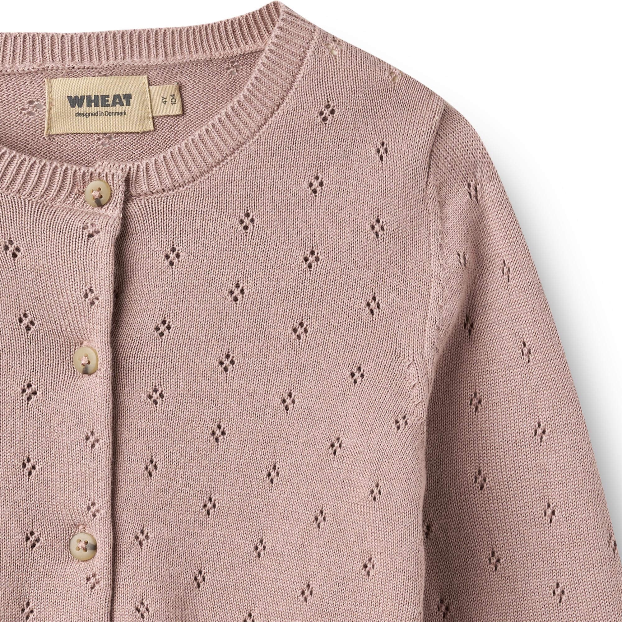 Knit Cardigan Maia - Dry Rose