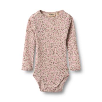 Wool Body L/S Lucca - Pale Lilac Flowers