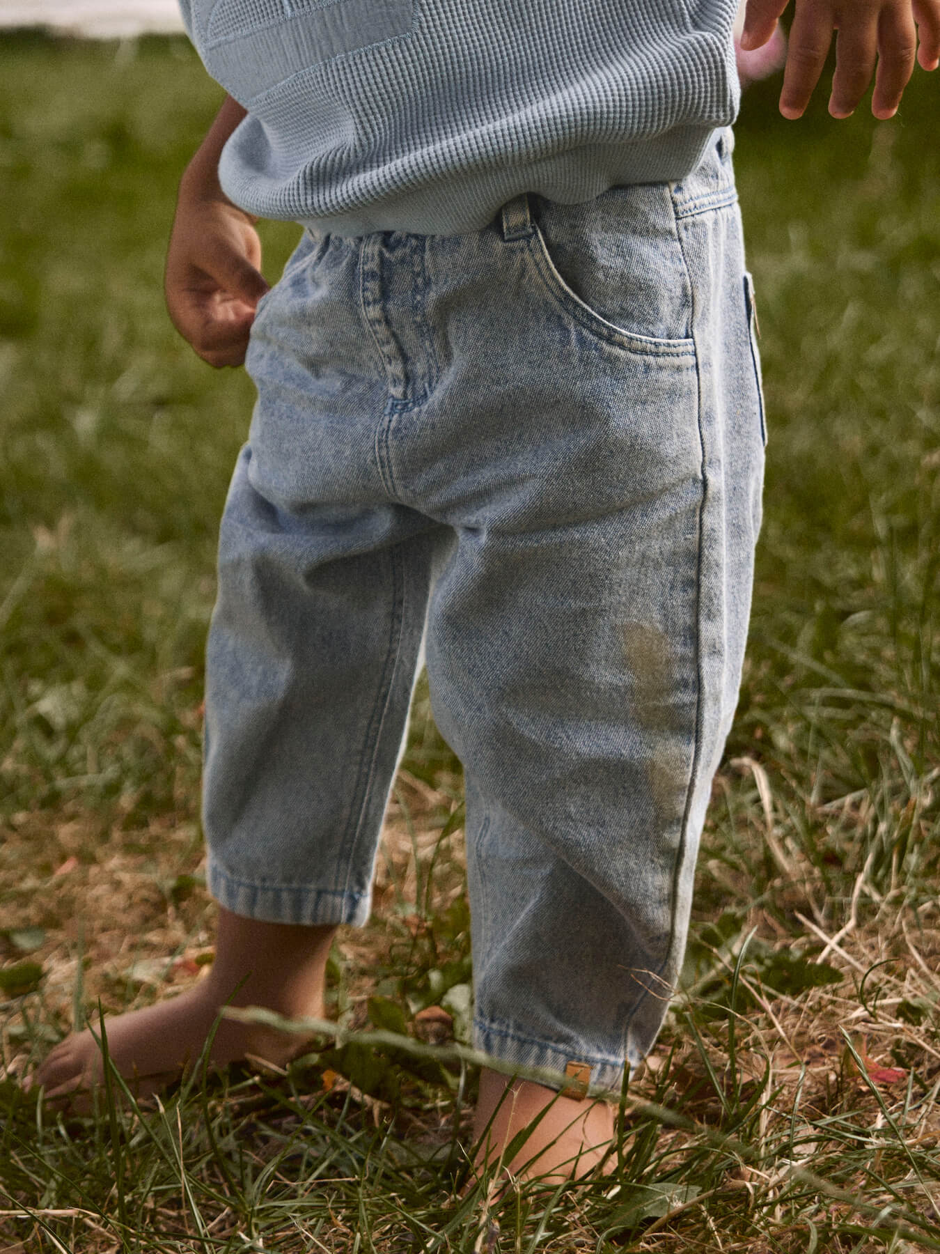 Weite Babyjeans – Denim