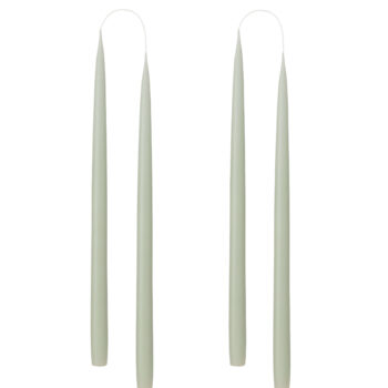 White candle hand dipped